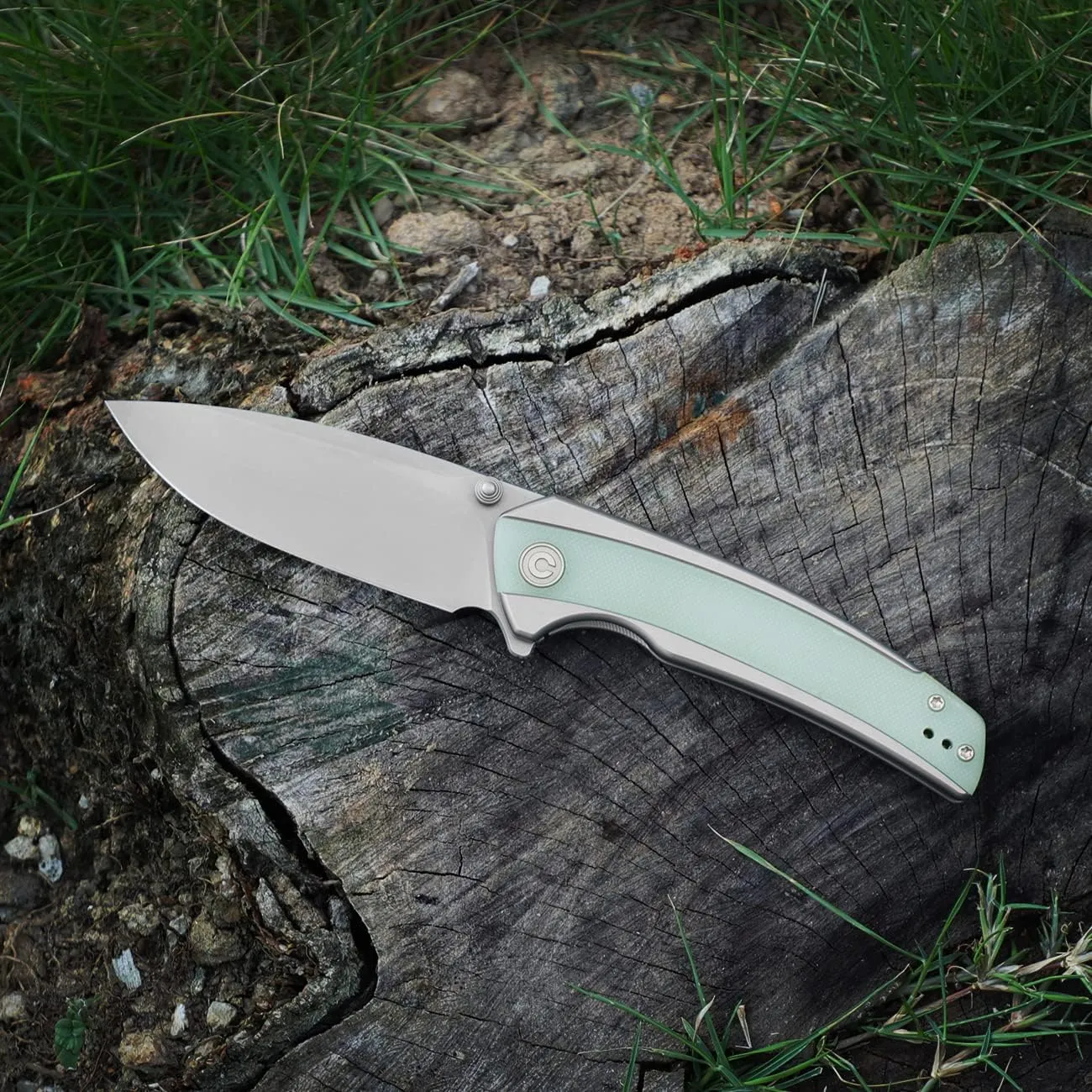 CIVIVI Teraxe Pocket Knife for EDC, 3.48-in Nitro-V Blade