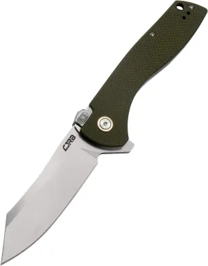 CJRB Cleaver folding Knives D2 Steel Blade G10 Handle Pocket Knife J1915 Kicker Green