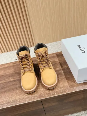 Classic couple martin boots yellow boots
