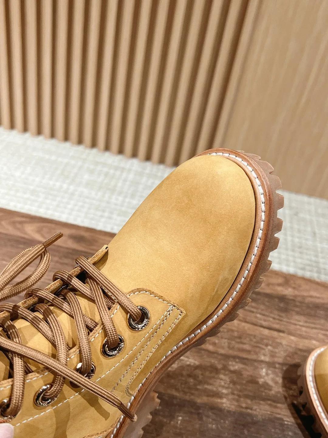Classic couple martin boots yellow boots