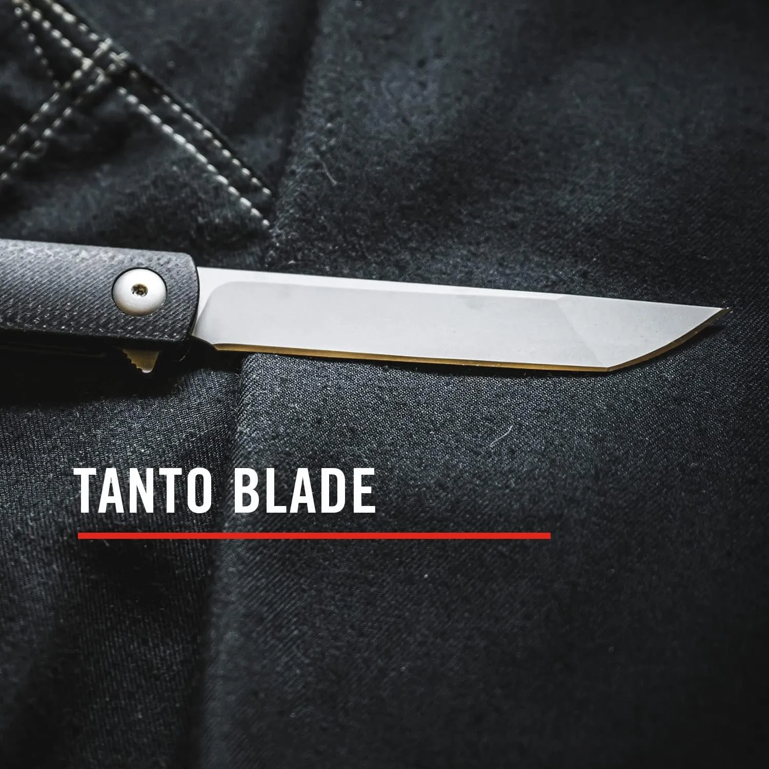 Coast Founder's Collection SELECT Gentleman's EDC Folding Pocketknife, Tanto Blade