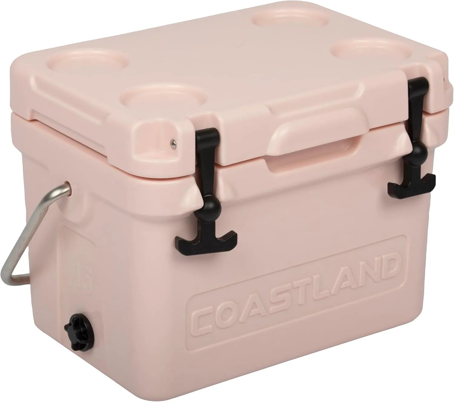 Coastland Bay Series Cooler Premium Everyday Use Insulated Rotomolded Cooler, Small Ice Chest for Tight Spaces, Soccer Games, & Tailgates