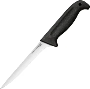 Cold Steel 6" Filet German 4116 Stainless Steel Fixed Blade Straight Narrow Back Full-Tang Game & Fish Processing Cutting Filleting Boning Knife with Ergonomic Kray-Ex Handle