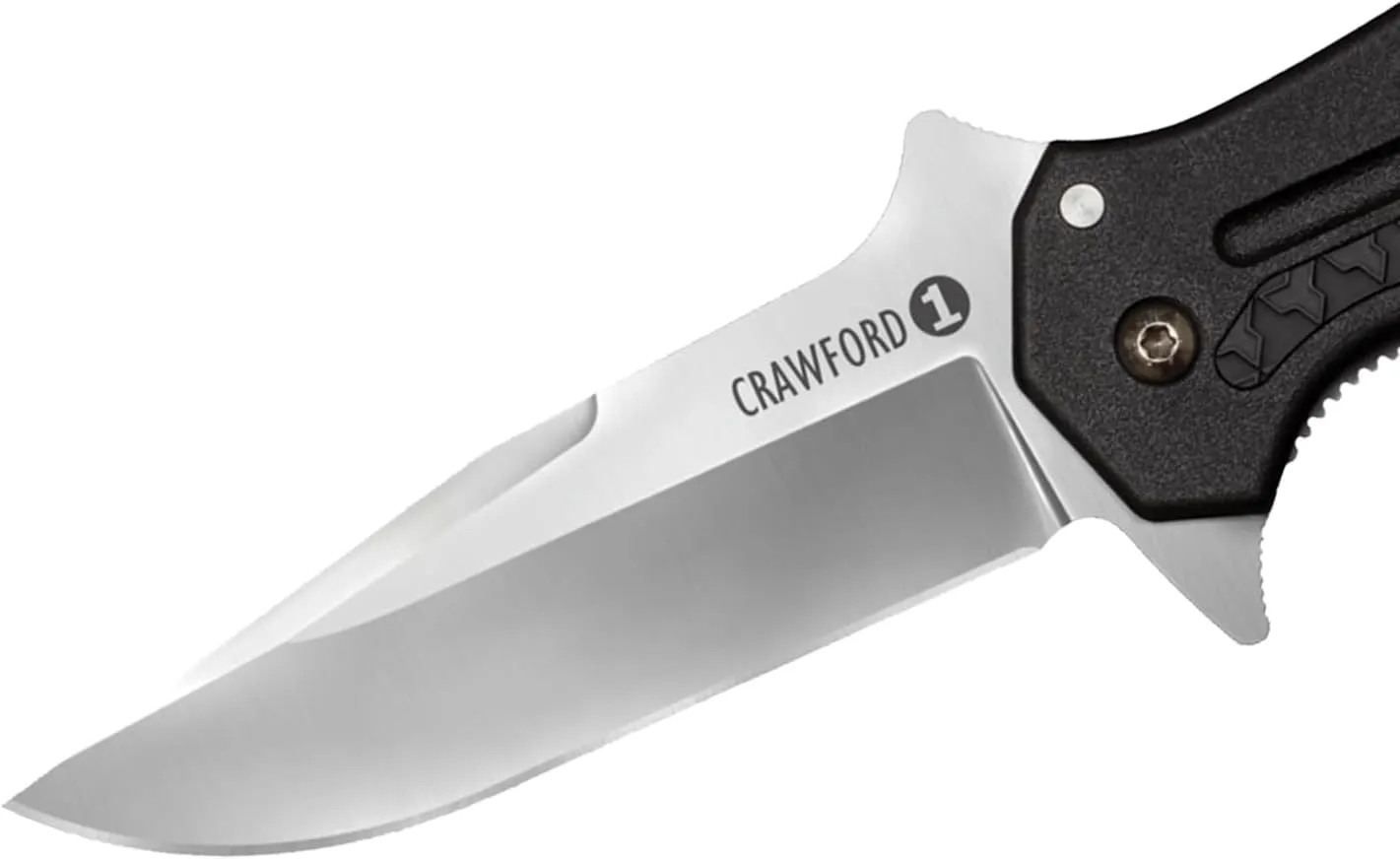 Cold Steel Crawford Model 1 3.5" 4034SS Clip Point Blade 4.875" Zy-Ex Handle Tactical Folding Knife with Spring Leaf Lock