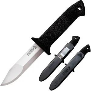 Cold Steel Peace Maker III 4" Fixed Blade 4116 Stainless Steel Clip Point Tactical Outdoor Knife, 4.5" Kray-Ex Handle, Secure-Ex Sheath w/Belt Clip