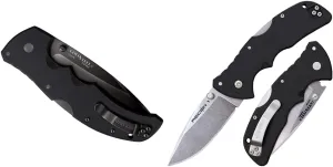 Cold Steel Recon 1 Series Tactical Folding Knife with Tri-Ad Lock and Pocket Clip Mini Recon 1 Spear Point Folding Knife