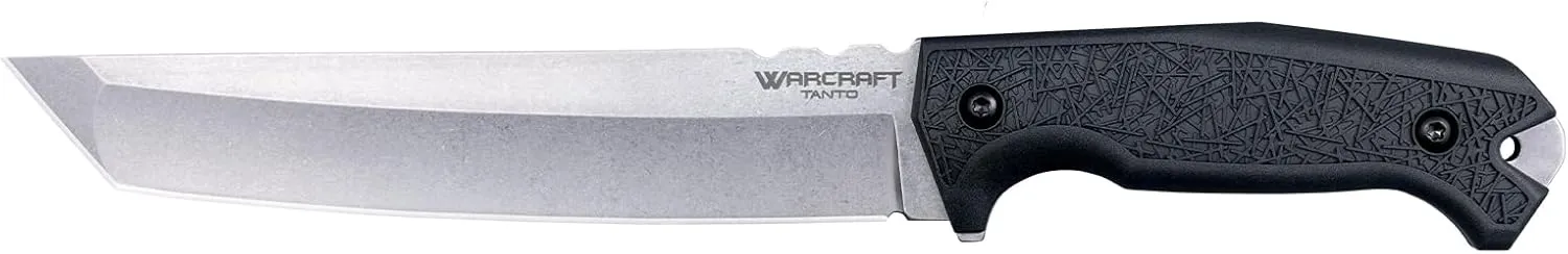 Cold Steel Warcraft Tanto 4034SS Razor-Sharp Durable Blade GFN Handle Military Tactical Fixed Blade Knife w/Secure-Ex Sheath