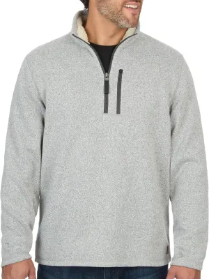 Coleman Men's Lightweight 1/4 Zip Sweater Fleece with Sherpa Collar - Comfortable Quarter Zip Design for Everyday Wear