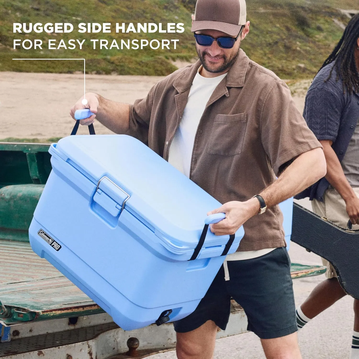 Coleman Pro 45qt Ultra-Light Premium Hard Cooler, Extra-Thick Insulation Keeps Ice up to 4 Days, 74-Can Capacity
