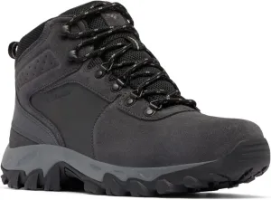 Columbia Men's Newton Ridge Plus II Suede Waterproof, 2024 Shark/Black, 15