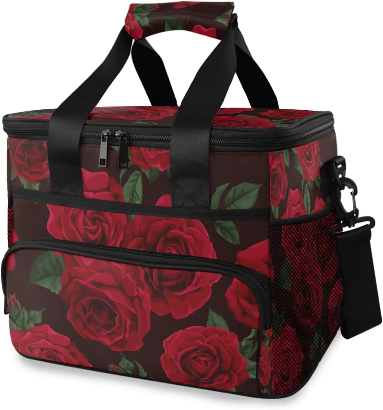 Cooler Bag Insulated Picnic Bag Large Lunch Box Reusable Tote Bag Soft Sided Portable Beach Cooler Grocery Camping