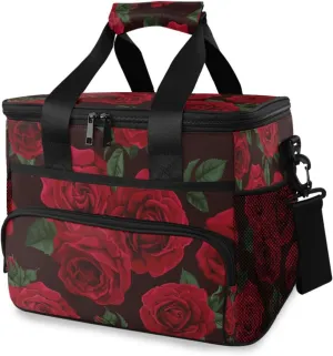 Cooler Bag Insulated Picnic Bag Large Lunch Box Reusable Tote Bag Soft Sided Portable Beach Cooler Grocery Camping