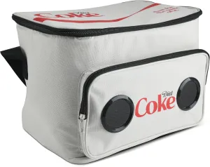Cooler Bag with Built-in Bluetooth Stereo Speakers, Multi-Zipped Pockets, 24 Can Capacity, Adjustable Shoulder Strap, 12 Hours of Insulated Cooling and Freshness, for Camping, Fishing, Beach
