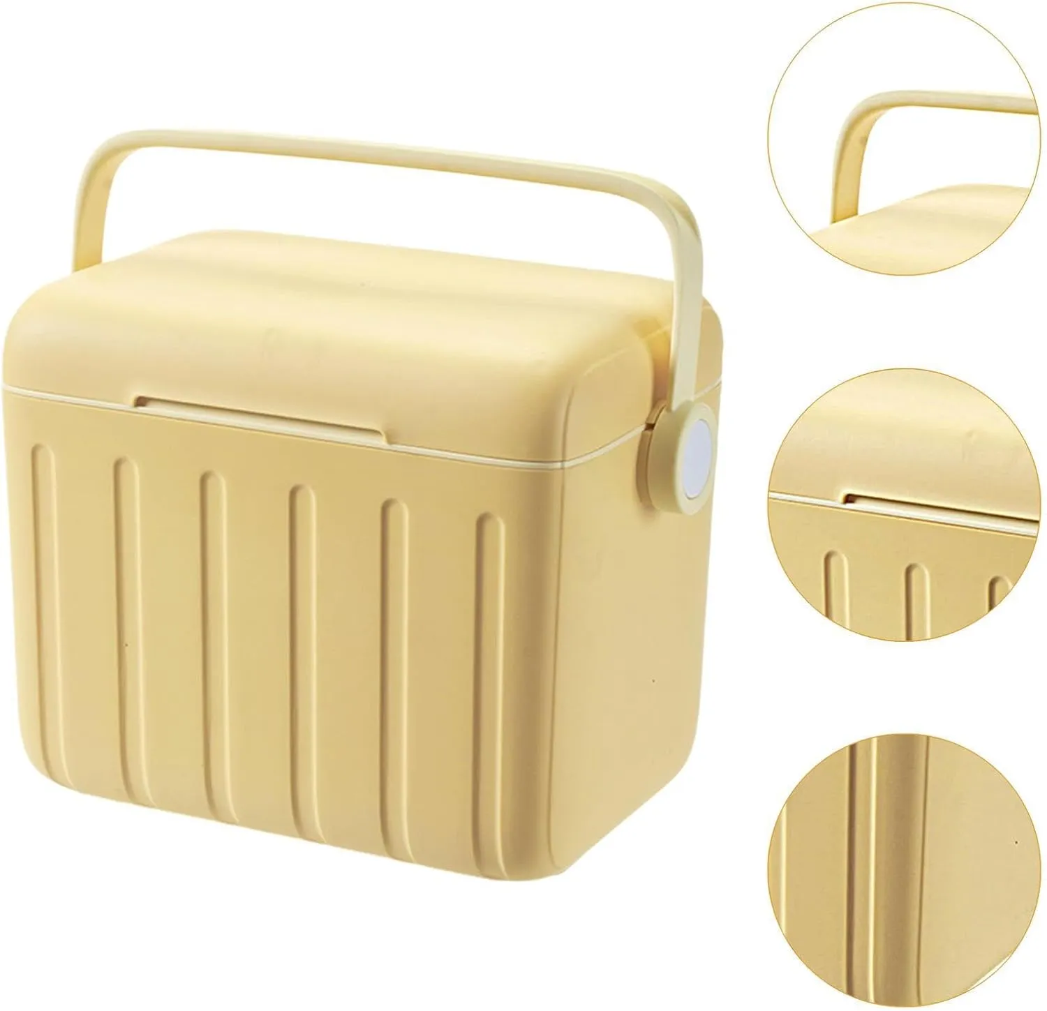 Cooler Box Ice Chest Box Beverage Storage Organizer Airtight Ice Retention Cooler Container for Camping Barbecue Stall Sports