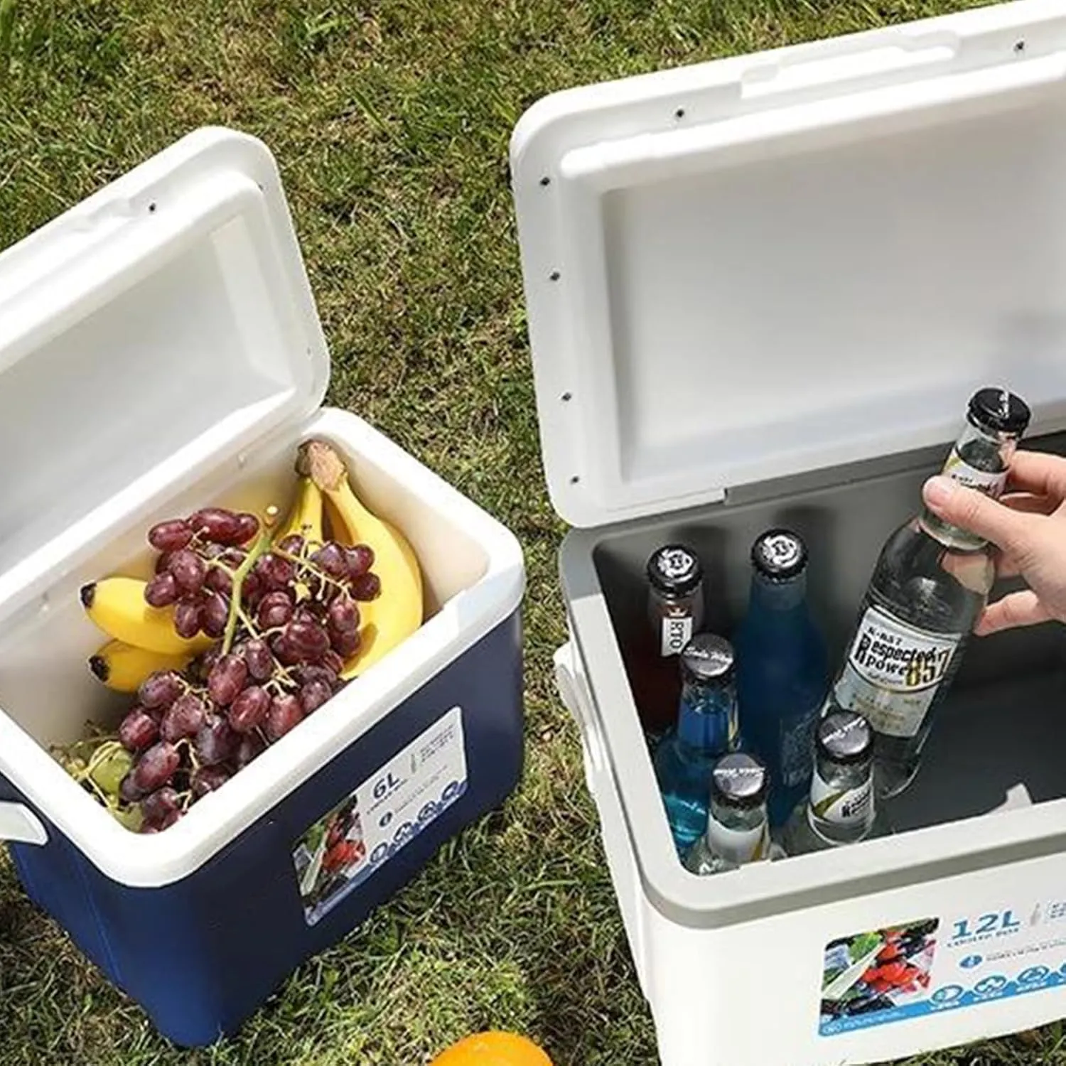 Cooler for Pontiac Bonneville/Catalina/Chieftain/Fiero/Firebird/Trans Sport Insulated Hard Ice Box Large High-Performance Storage Box Portable Cool Picnic Box Festival,B-27 * 18 * 23cm