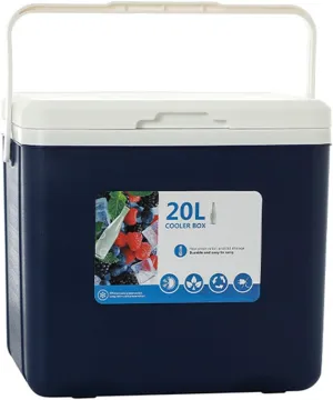 Cooler for Smart Concept/fortwo/forfour/Roadster Insulated Hard Ice Box Large High-Performance Storage Box Portable Cool Picnic Box Festival Camping Accessories,B-33.5 * 25.5 * 32.5cm
