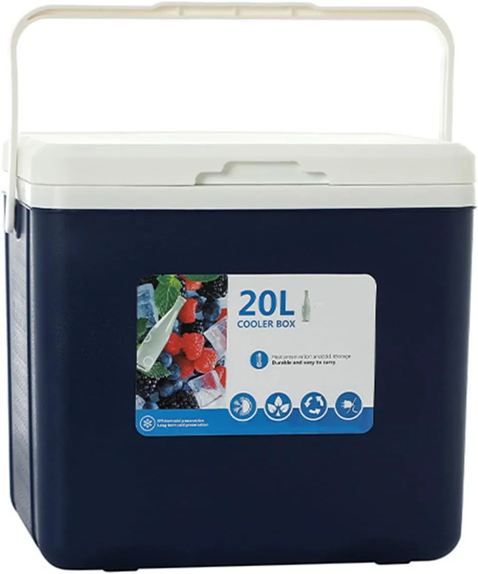 Cooler for Smart Concept/fortwo/forfour/Roadster Insulated Hard Ice Box Large High-Performance Storage Box Portable Cool Picnic Box Festival Camping Accessories,B-33.5 * 25.5 * 32.5cm