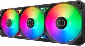 Cooler Master SickleFlow Edge 360 Single-Frame aRGB PC Case|Liquid Cooler Fan, 360mm, Single Modular Cable, PWM 2,050 RPM, Air Balance Blades, Loop Dynamic Bearing, Radiant aRGB Lighting