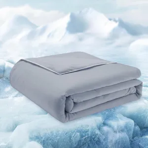 Cooling Comforter King Size, Cooling Blankets for Hot Sleepers, Lightweight Comforter 106" x 90", Dark Grey