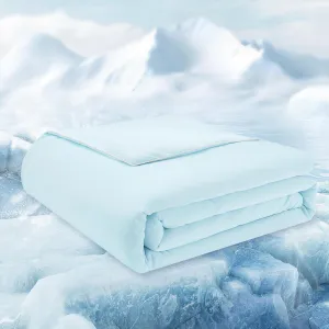 Cooling Comforter King Size, Cooling Blankets for Hot Sleepers, Lightweight Comforter 106" x 90", Light Blue
