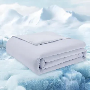 Cooling Comforter Queen Size 90" x 90", Cooling Blankets for Hot Sleepers, Lightweight Comforter for Summer, Lilac