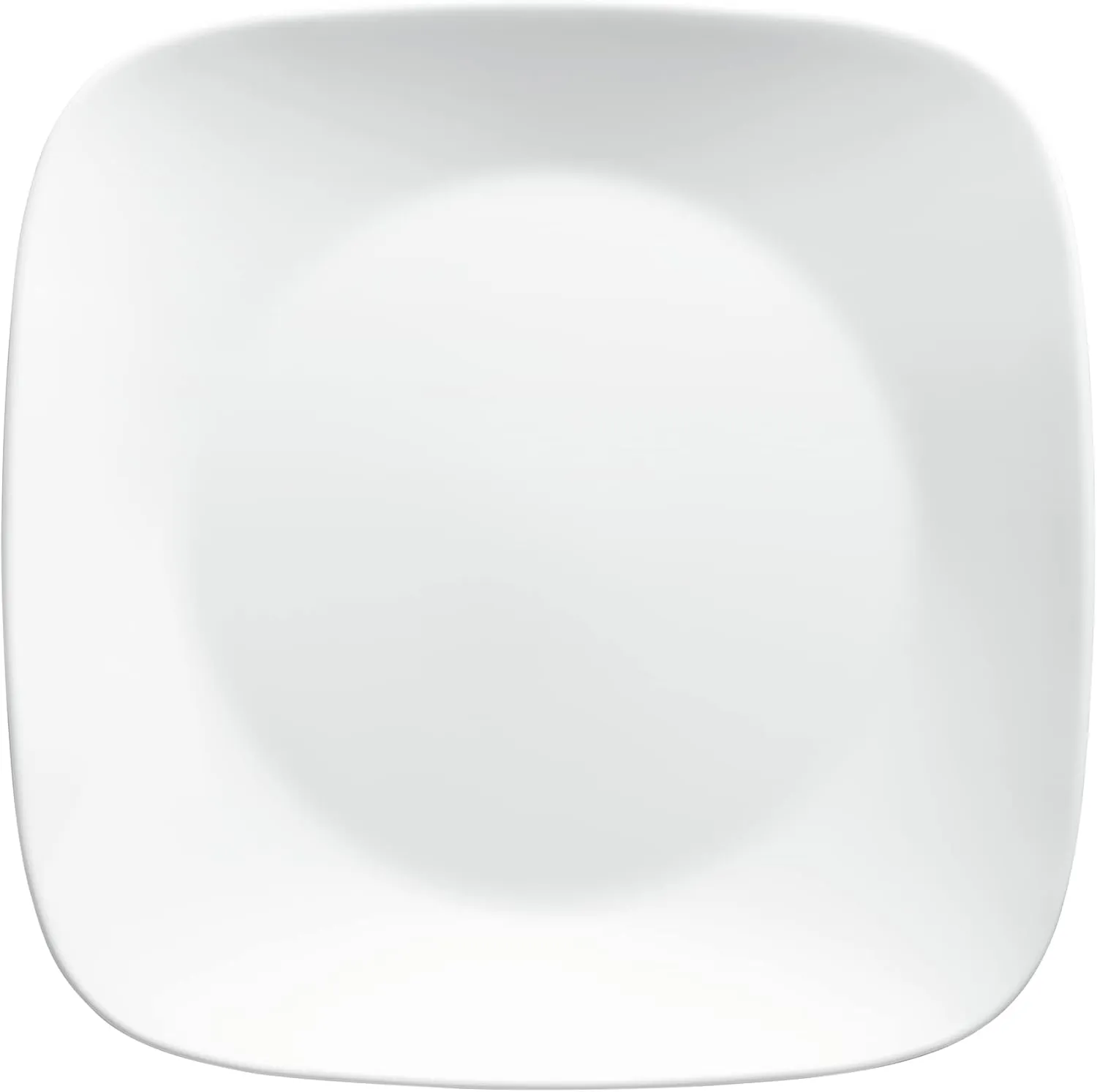 Corelle Dinnerware Set (4pc Set, Pure White)-Set for 4 | Includes 4 x Side Plates | 80% Recycled Glass | 3 X More Durable, Half the Space & Weight of Traditional Ceramic