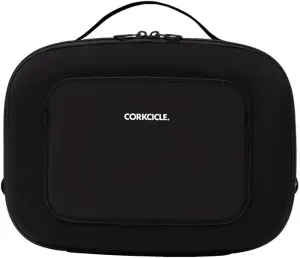 Corkcicle Lunchpod Insulated Lunch Bag, Black Neoprene, 11” x 8.75” x 4” – Crush-Proof Lunch Box Holds 16 oz Food Container – Cooler Bag Has Handle for Easy Carrying, Exterior & Interior Pocket