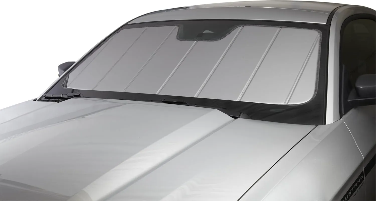 Covercraft UVS100 Custom Sunscreen | Fits 2017-2025 Audi A4/S4 (Excludes A4 Allroad) | Silver