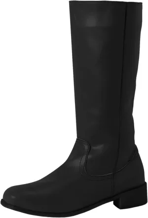 Cowboy Boots for Women Low Heel Winter Boots for Women 2024 Vintage Women's Campus Solid Leather Western Cowboy Boots
