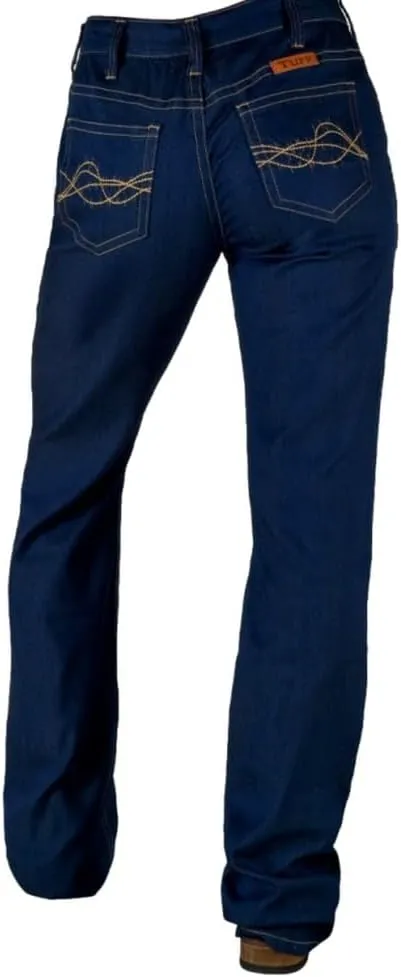 Cowgirl Tuff Western Jeans Womens UltraBreathe Dark Wash JULCLD