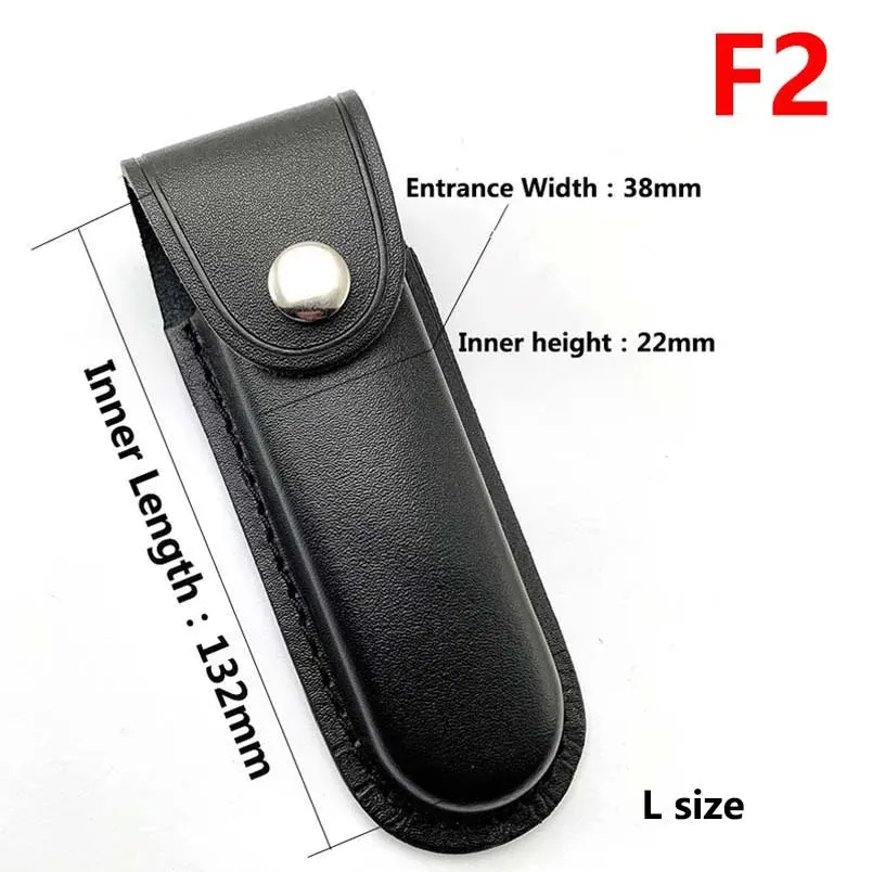 Cowhide Cow Leather Fold Knife Pliers Tool Scabbard Sheath