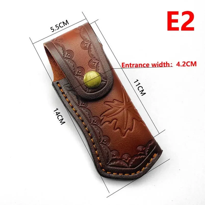 Cowhide Cow Leather Fold Knife Pliers Tool Scabbard Sheath