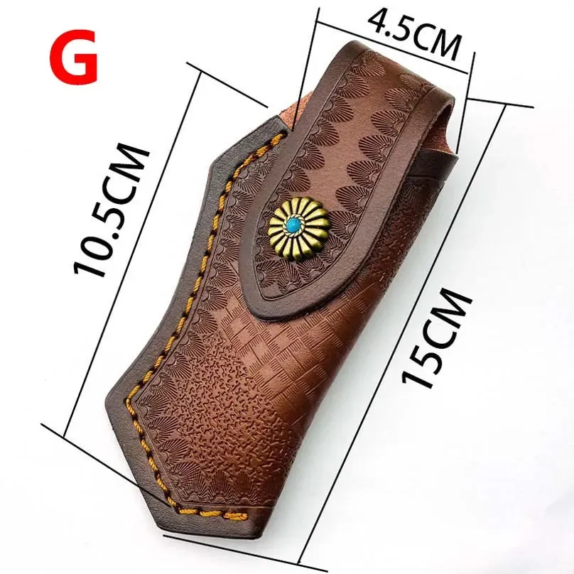 Cowhide Cow Leather Fold Knife Pliers Tool Scabbard Sheath