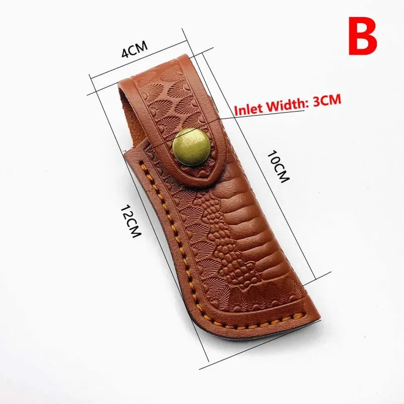 Cowhide Cow Leather Fold Knife Pliers Tool Scabbard Sheath