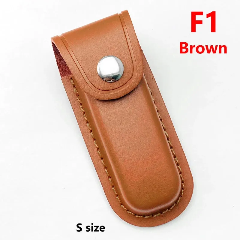Cowhide Cow Leather Fold Knife Pliers Tool Scabbard Sheath