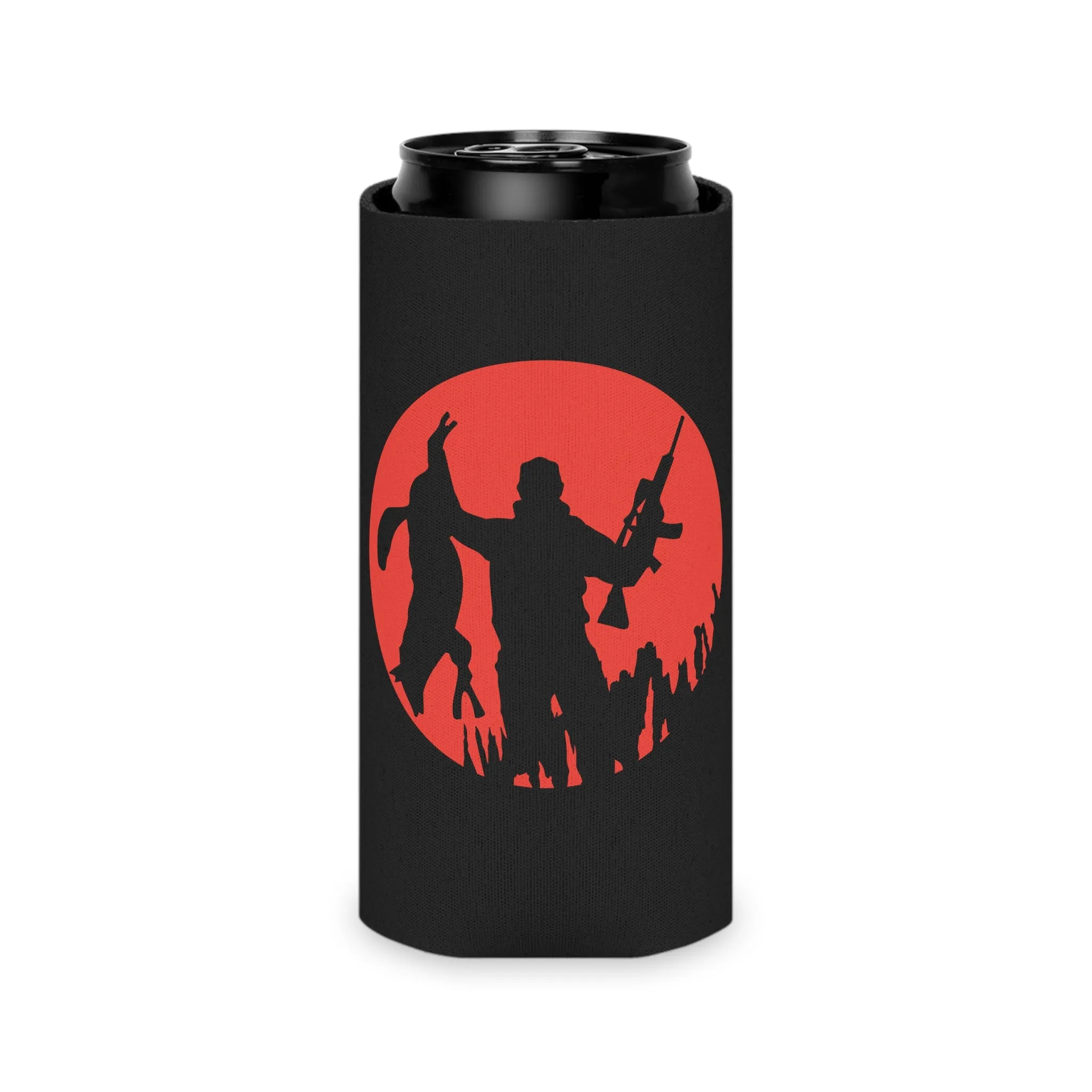 Coyote Hunter Red Circle Can Cooler