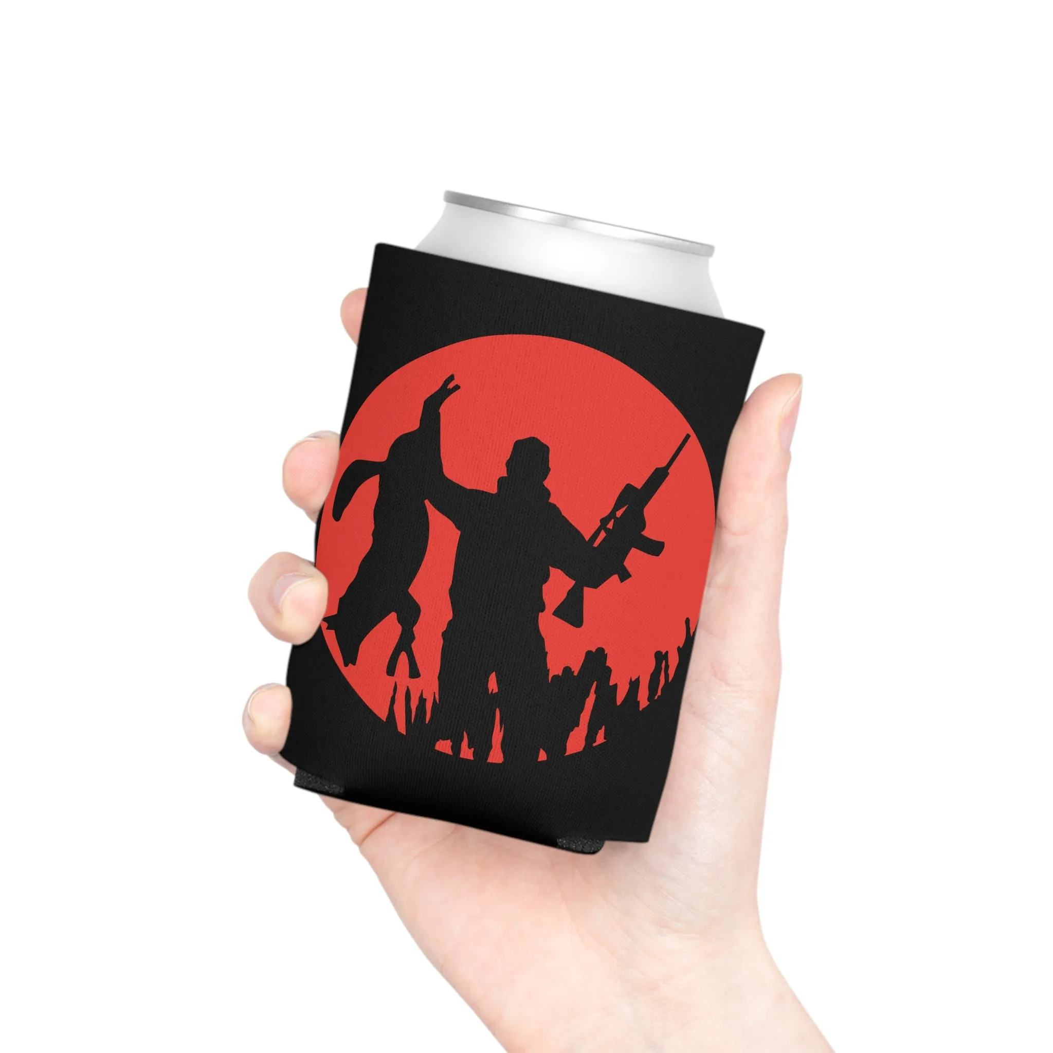 Coyote Hunter Red Circle Can Cooler