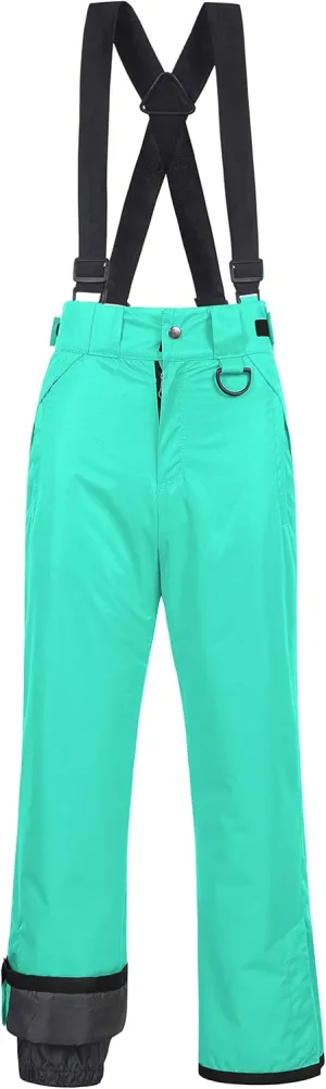 CREATMO US Women's Snow Pants Ski Bibs Waterproof Insulated Winter Snowboard