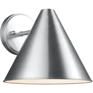 Crittenden Satin Aluminum LED Outdoor Wall Lantern