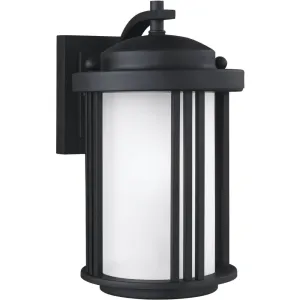 Crowell Black LED Outdoor Wall Lantern