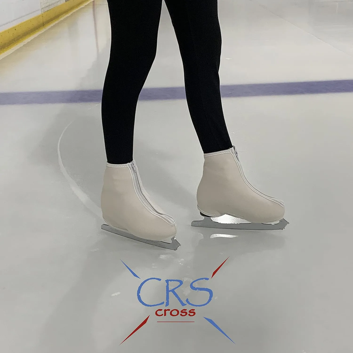 CRS Cross Thermal Ice Skate Boot Covers. Insulated Warm Neoprene Thermal Covers for Ice Skating, Roller, Hockey and Figure Skates.