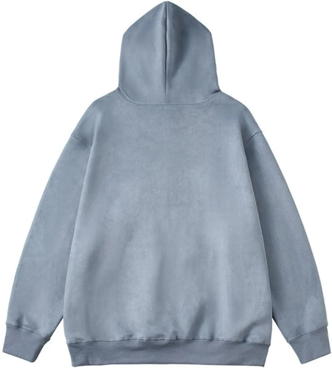 Ctreela Plain Basic Unise Hooded Sweatshirt Loose Long Sleeve Hoodie Women Men Adult Teen Pullover Solid Shirt with Pocket