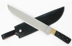 Custom Made Edwin Forest Replica bowie Knife.Fixed Blade Knife.Hunting Knife(KN_2304) Antique Knife,Survival knife (Black)