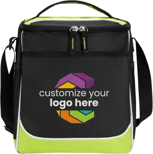 Custom Soft Cooler Bag - Personalize Your Insulated Bag | for Corporate Events or Gifts - Leak Proof Customizable Portable Cooler Bag Holds 30 Beer Cans - 13 x 11 x 7.25 - Customize 123