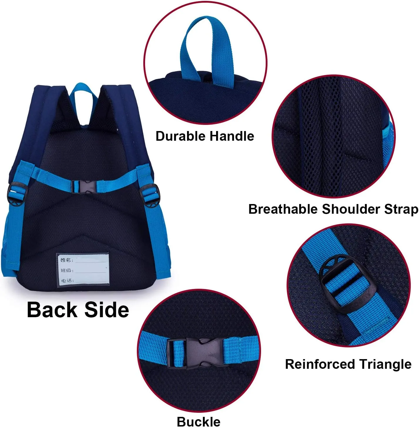 Cute Zoo Little 3d Backpack Kids Backpack for Boys and Girls Toddler Backpack Waterproof Preschool Safety Harness Leash (Blue Car Small Size,Age 1-2)