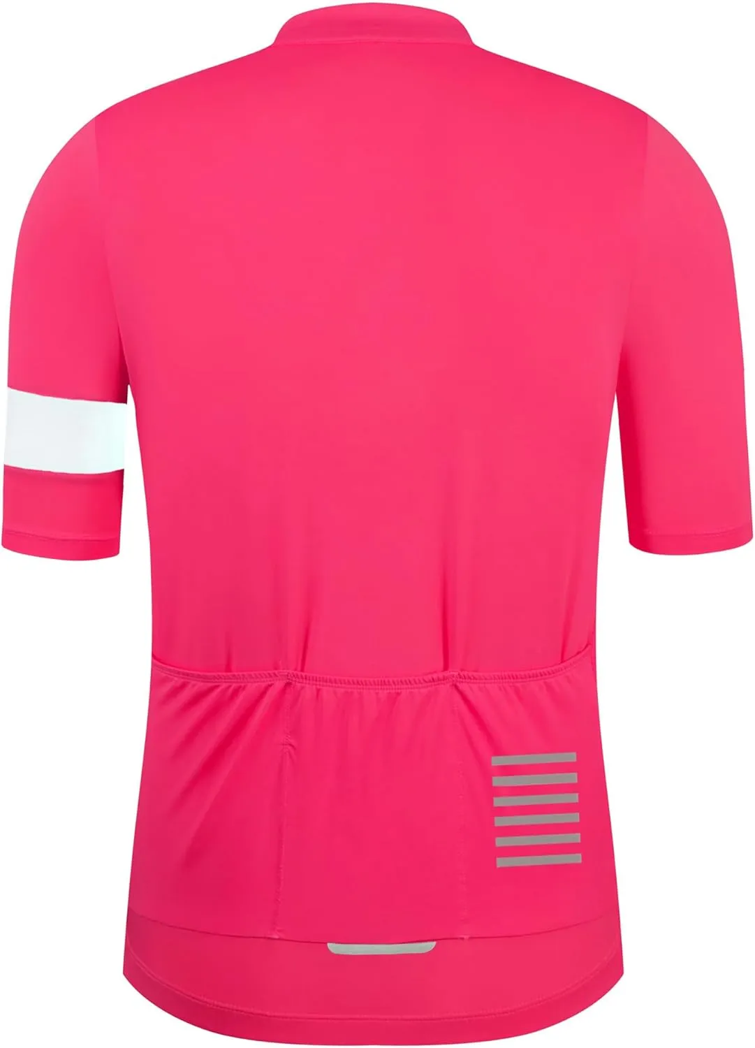 Cycling Jersey Men Zipper Pocket Short Sleeve Lightweight Aero JRace Fit Road Bike Jersey Shirt Cuff Stitching