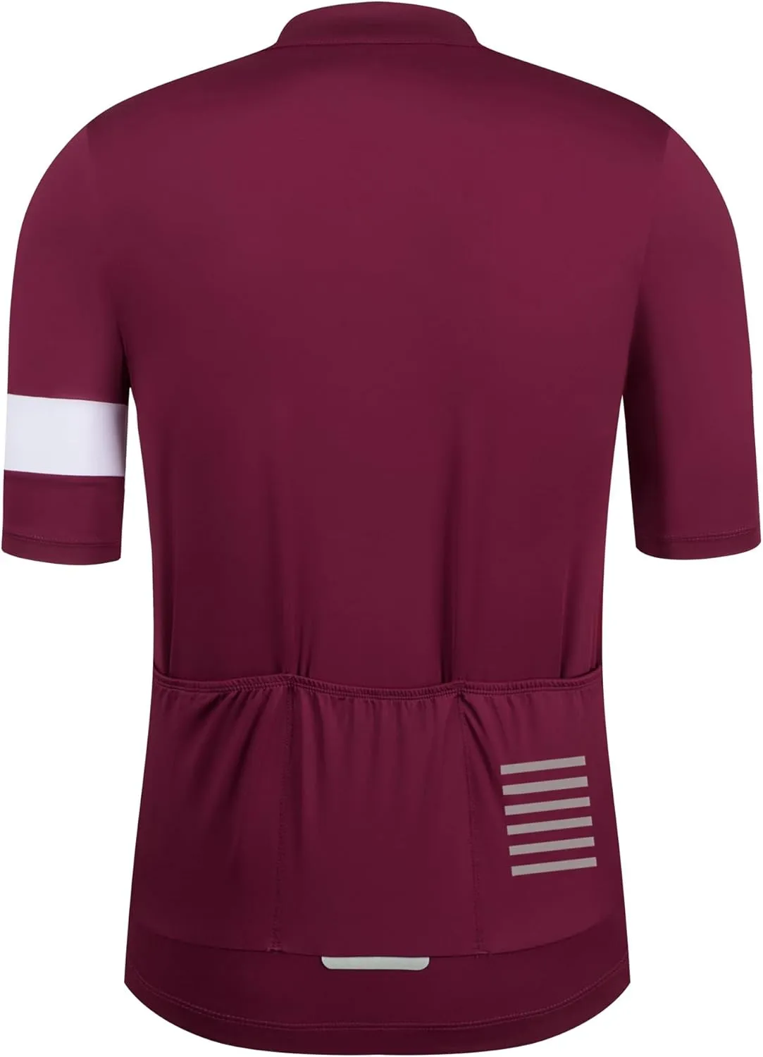 Cycling Jersey Men Zipper Pocket Short Sleeve Lightweight Aero JRace Fit Road Bike Jersey Shirt Cuff Stitching