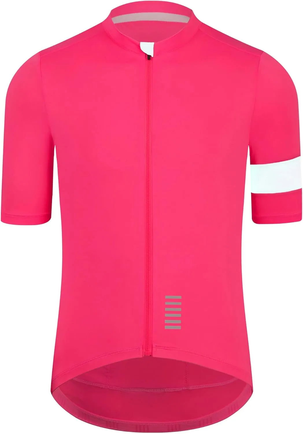 Cycling Jersey Men Zipper Pocket Short Sleeve Lightweight Aero JRace Fit Road Bike Jersey Shirt Cuff Stitching