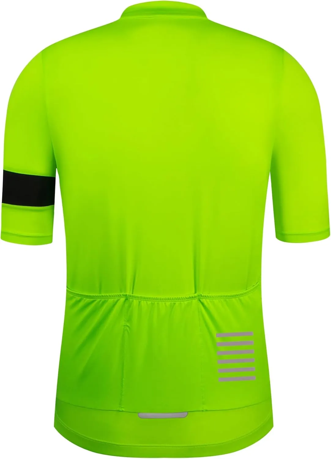 Cycling Jersey Men Zipper Pocket Short Sleeve Lightweight Aero JRace Fit Road Bike Jersey Shirt Cuff Stitching