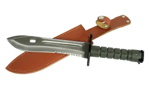 Defender Xtreme Stainless Steel M9 Bayonet Knife with Sheath Serrated Blade 6771